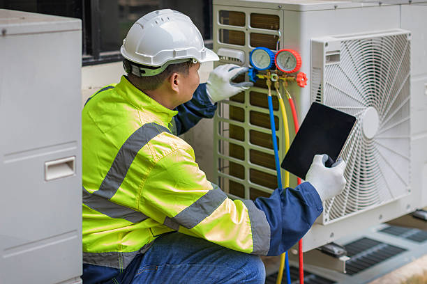 Professional Hvac Maintenance technician working in Perry, GA